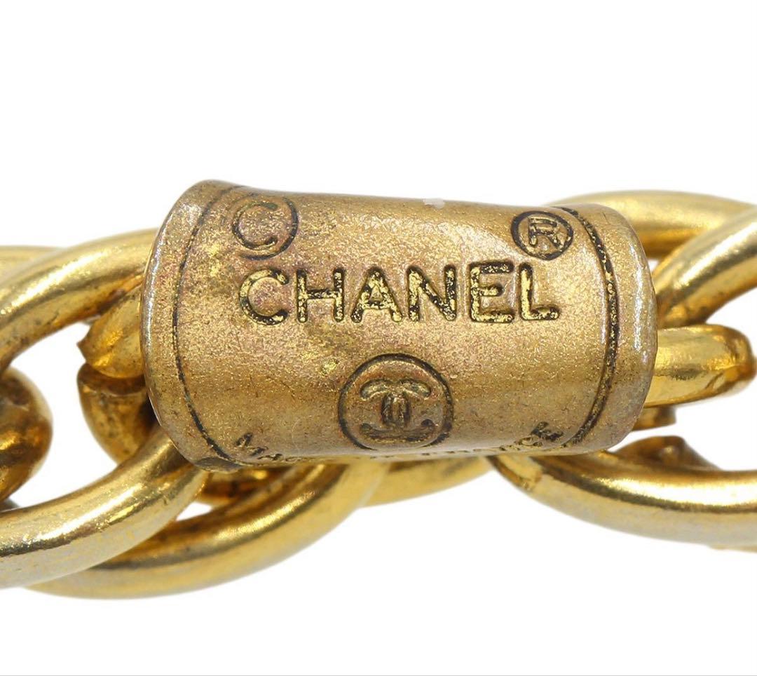 S2330 美品 シャネル ココマーク メダルモチーフ ロングチェーンネックレス