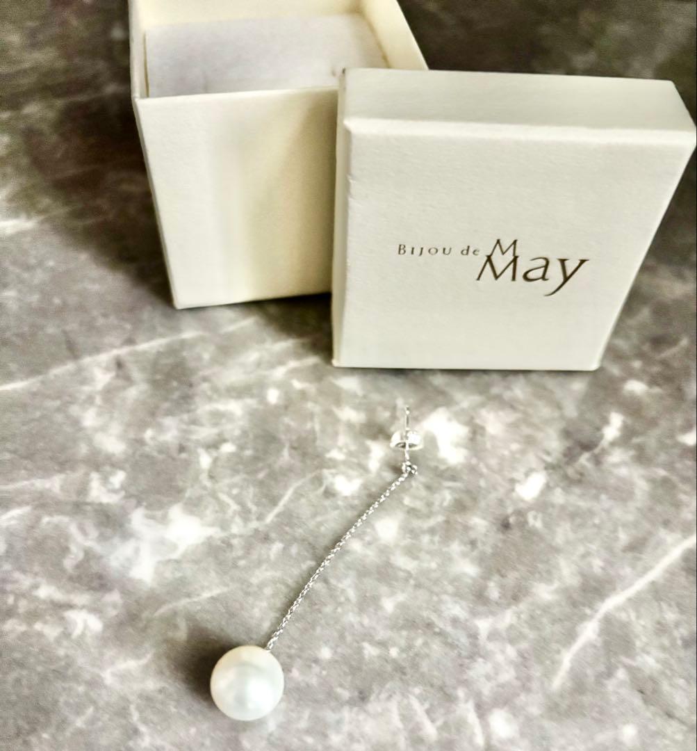 限定出品！Bijou de M パール ロングチェーン ピアス 片耳