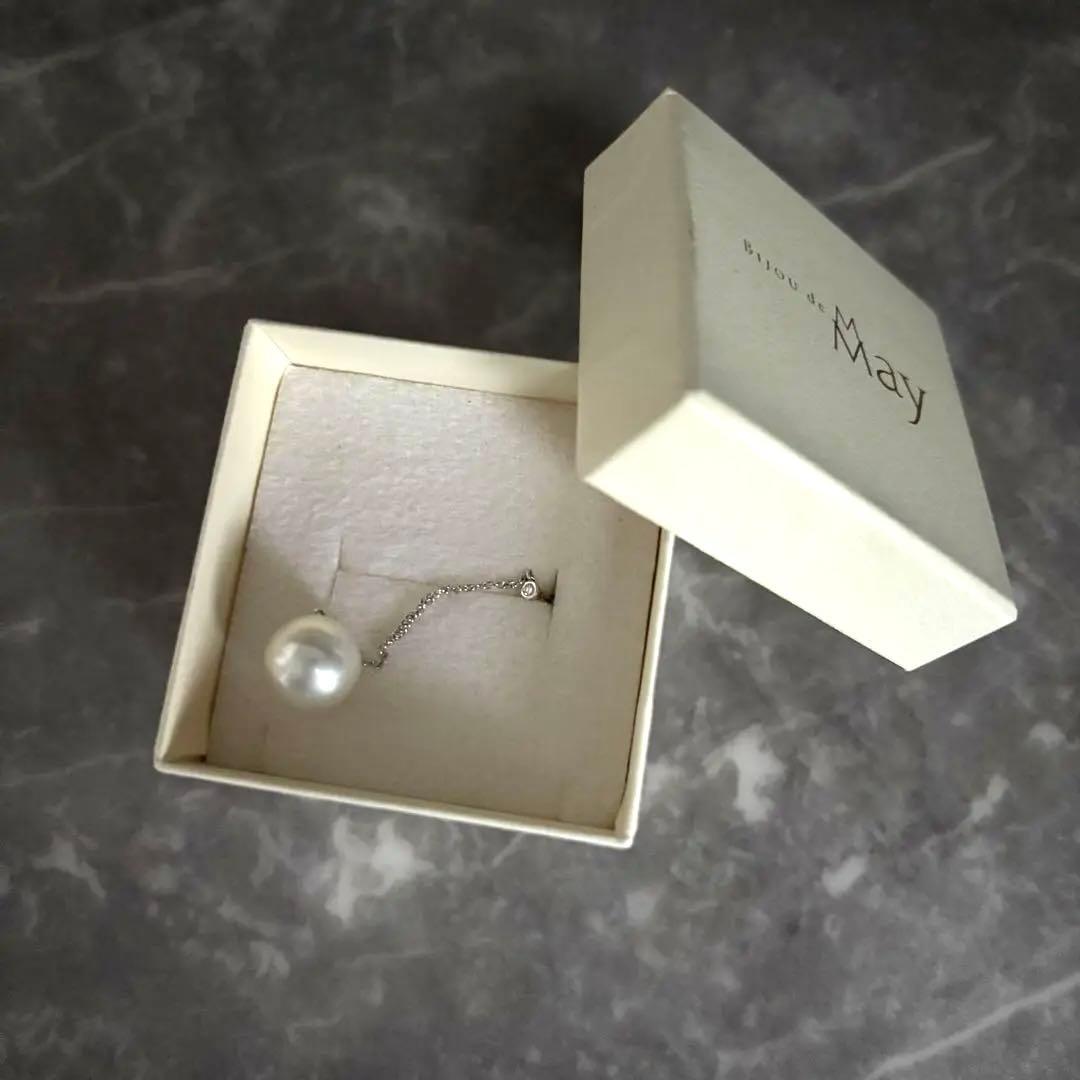 限定出品！Bijou de M パール ロングチェーン ピアス 片耳