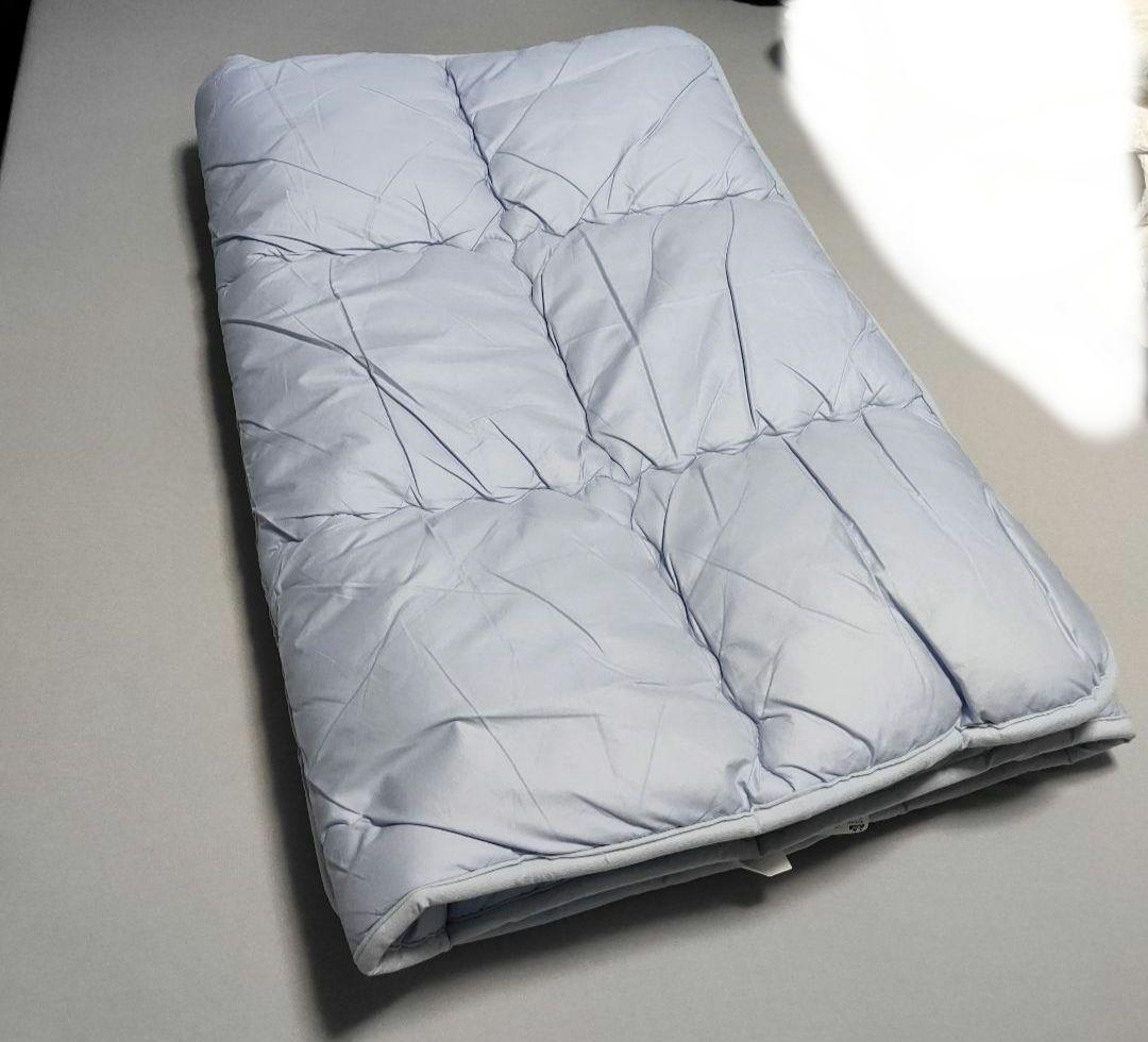 IWATA　キャメル敷きパッド　ブルー シングル