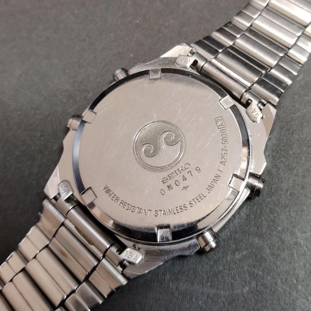 レア稼動品【80'sVTG】SEIKO SilverWave A257-5020