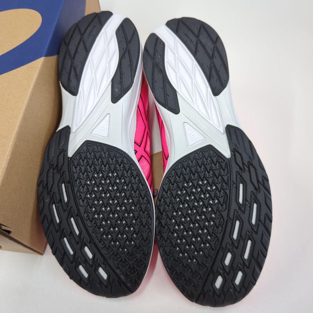 アシックス　24.5 ピンク　レディース　ランニングシューズ