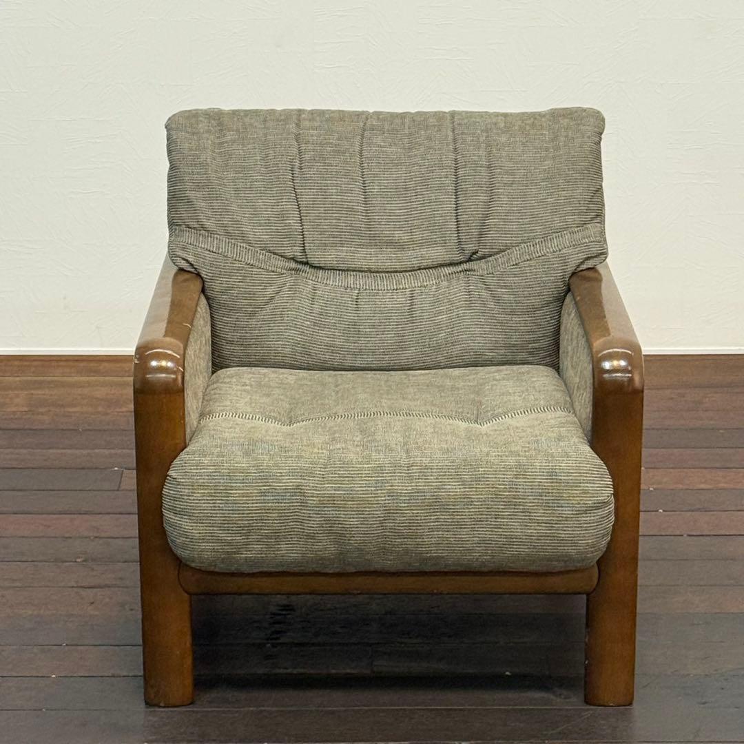 H110K69e カリモク karimoku 1人掛けソファ