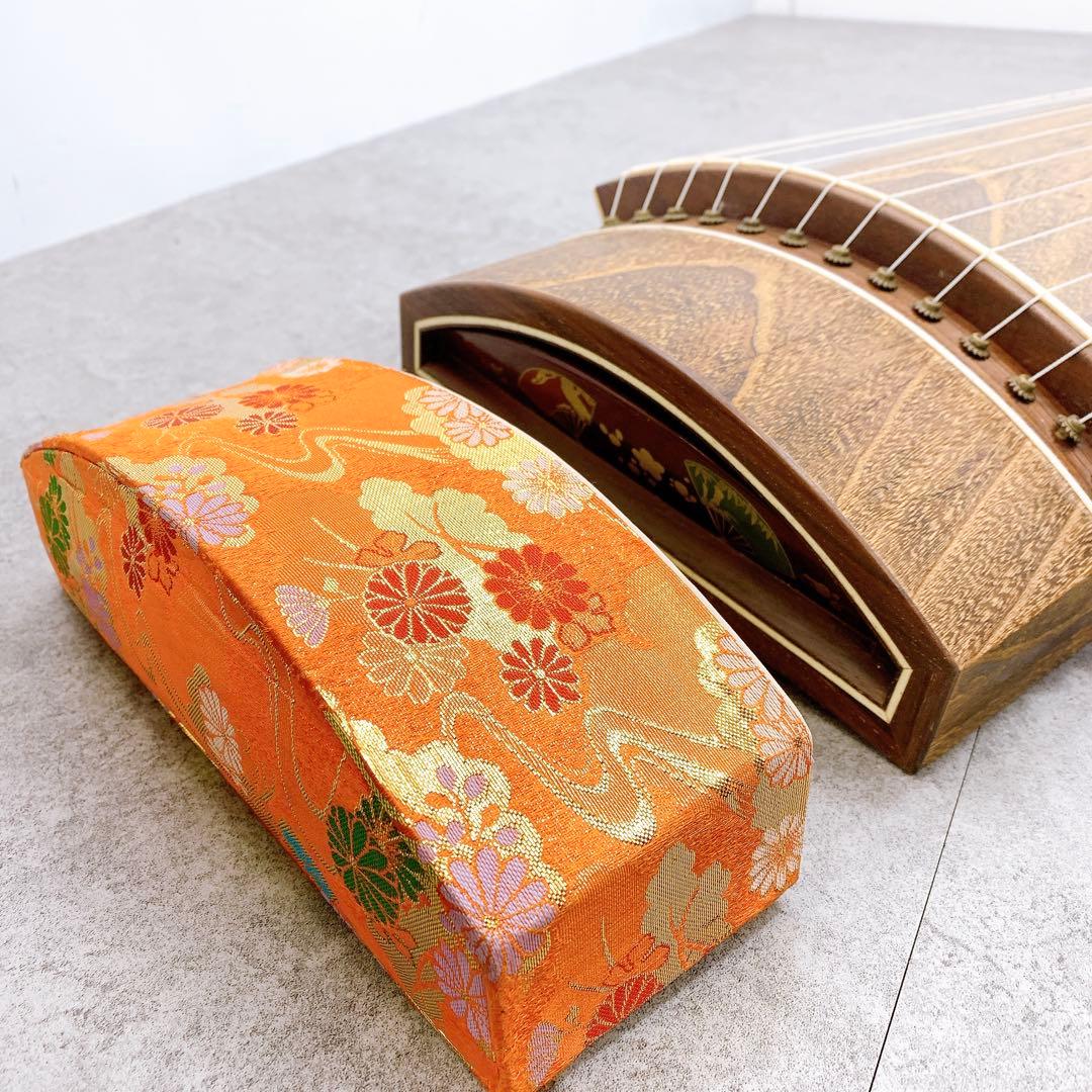 琴 13弦 すだれ彫り 並甲 弦楽器 和楽器 蒔絵