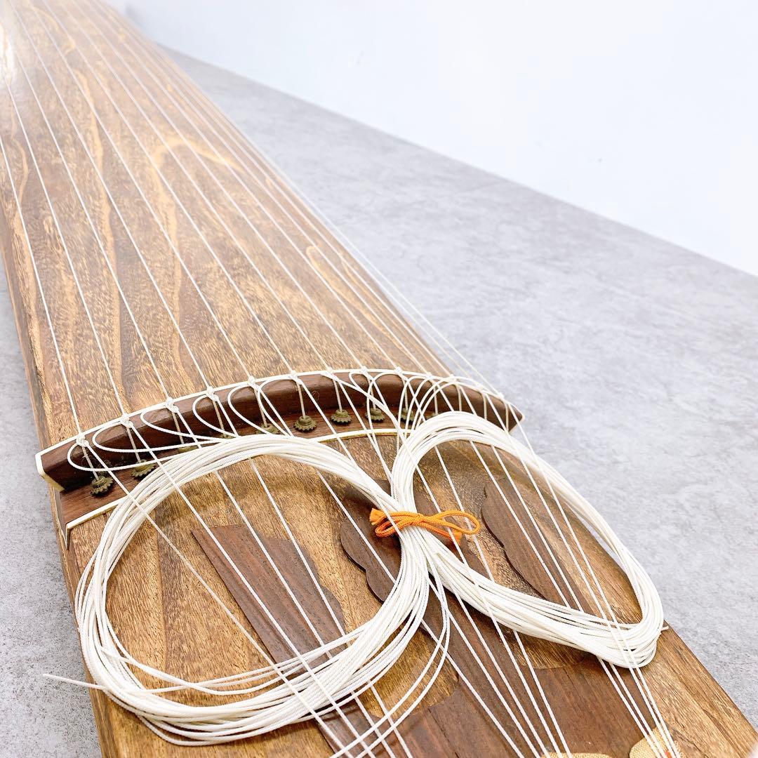 琴 13弦 すだれ彫り 並甲 弦楽器 和楽器 蒔絵