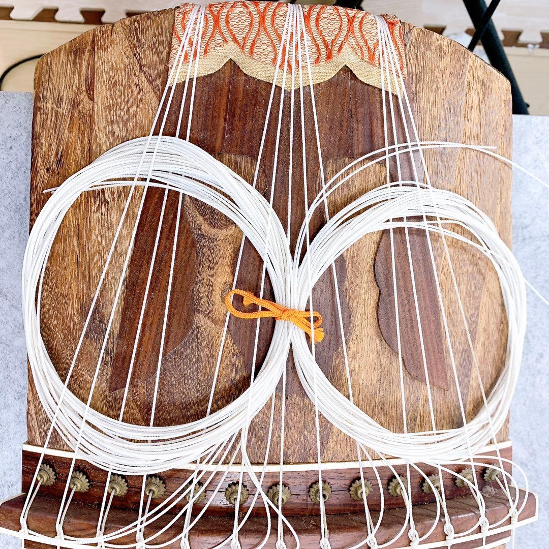 琴 13弦 すだれ彫り 並甲 弦楽器 和楽器 蒔絵