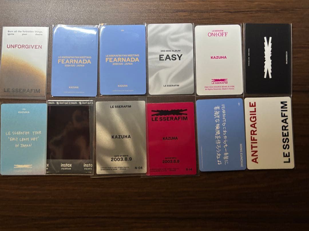 ルセラフィム、トレカまとめ売り！(バラ売りもok)