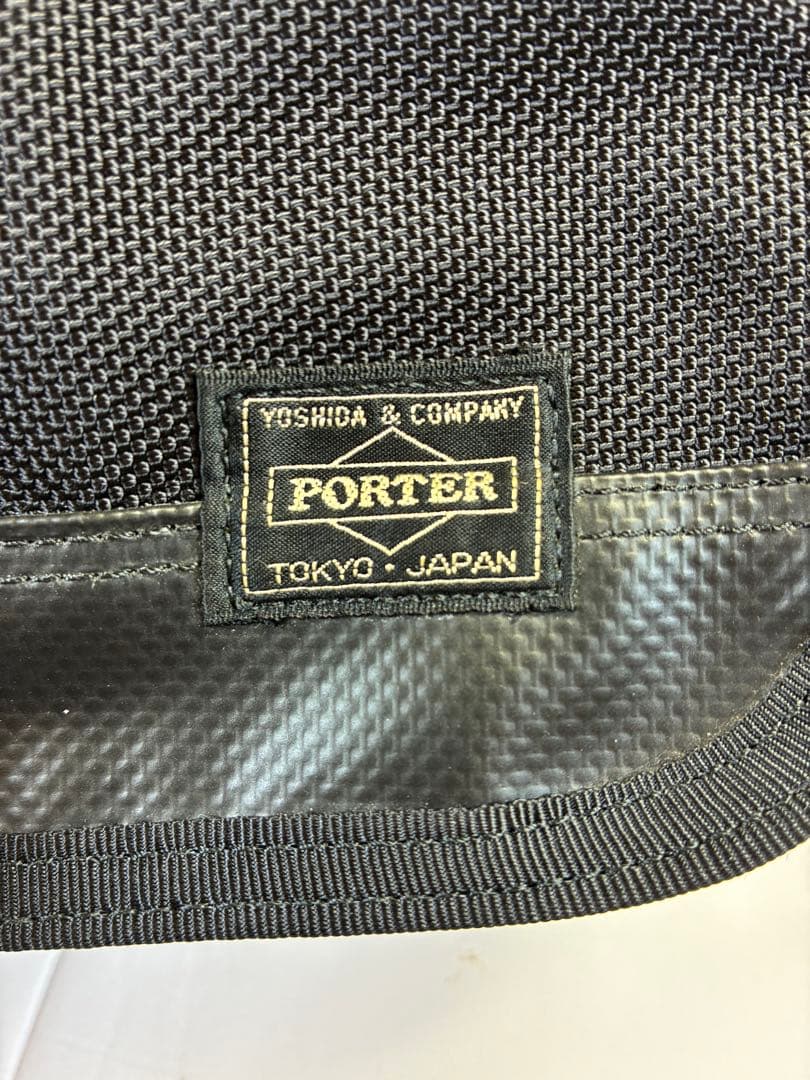 [未使用級] PORTER HEAT メッセンジャーバッグ 黒