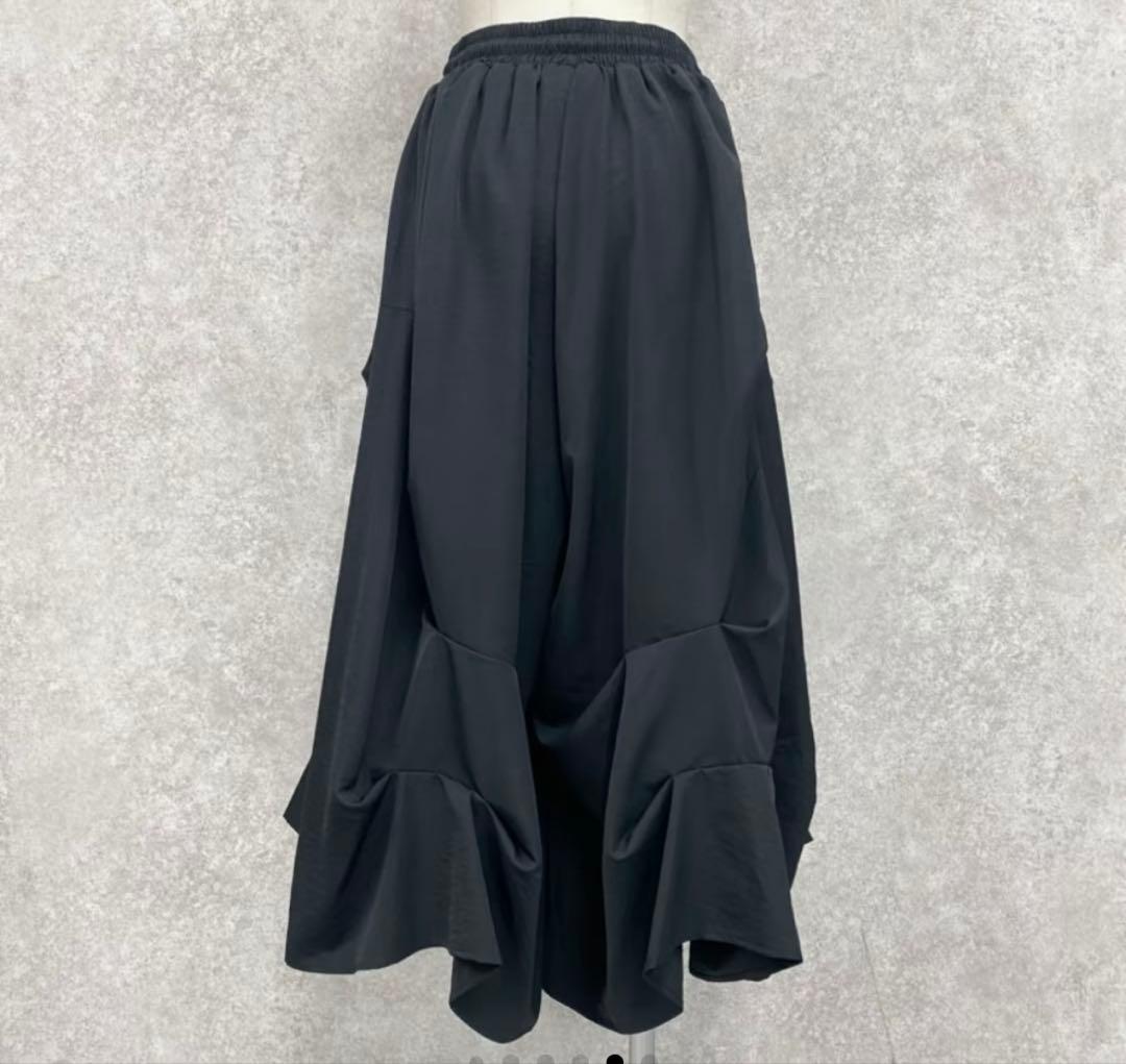 ぞうねこちゃんねる　ASYMM ピントリックスパンツブラック　Lサイズ