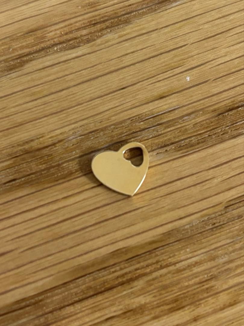 カルティエ　ハート　チャーム　ペンダントトップ　PG