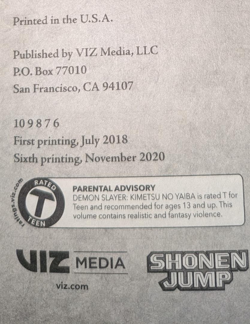 鬼滅の刃（DEMON SLAYER）　英語版　全23巻セット