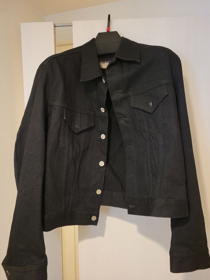 【HERILL】黒 デニムジャケット　サイズ2