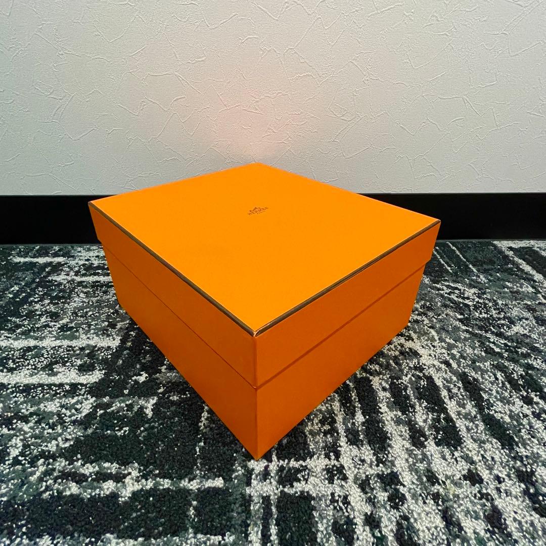 ㊴美品　HERMES　エルメス　ピコタンロックPM用　オレンジ　空箱　長方形