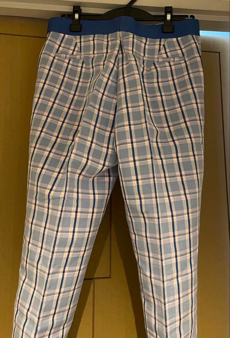 【セール！新品】DRAWER M.SUMMER ナナコ織チェックベーシックパンツ