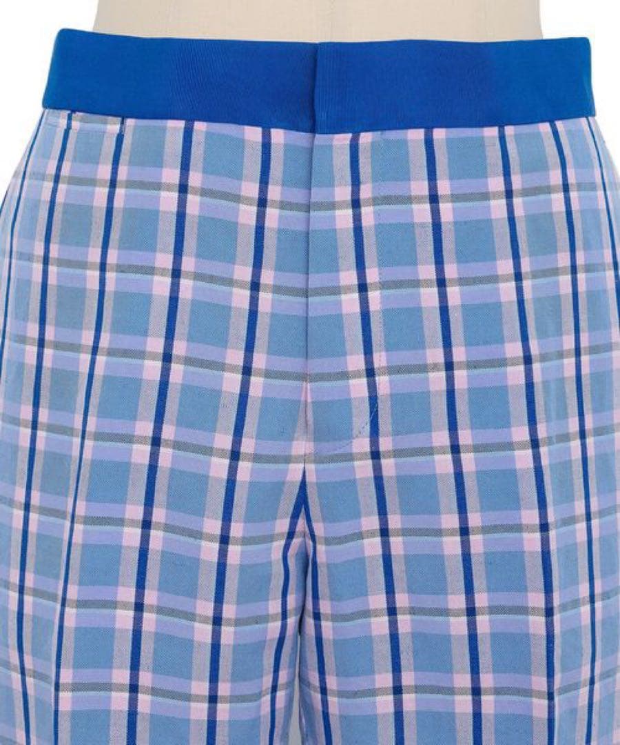 【セール！新品】DRAWER M.SUMMER ナナコ織チェックベーシックパンツ