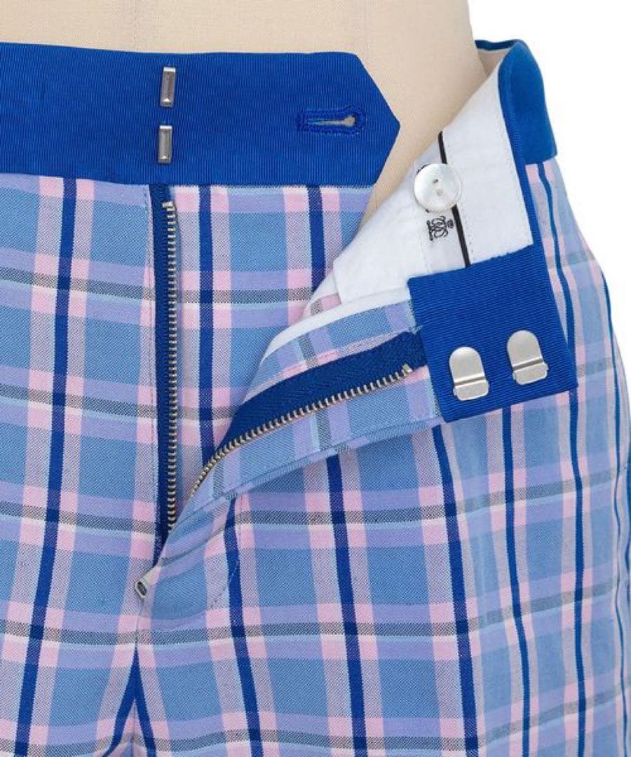 【セール！新品】DRAWER M.SUMMER ナナコ織チェックベーシックパンツ