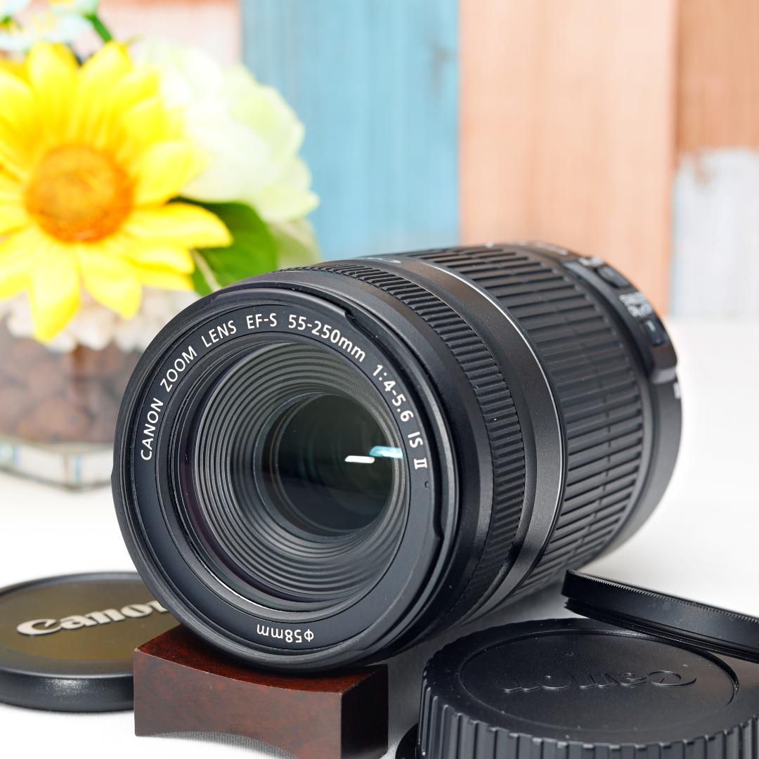 ✨手振れ補正✨Canon EF-S 55-250mm IS Ⅱ✨望遠レンズ✨