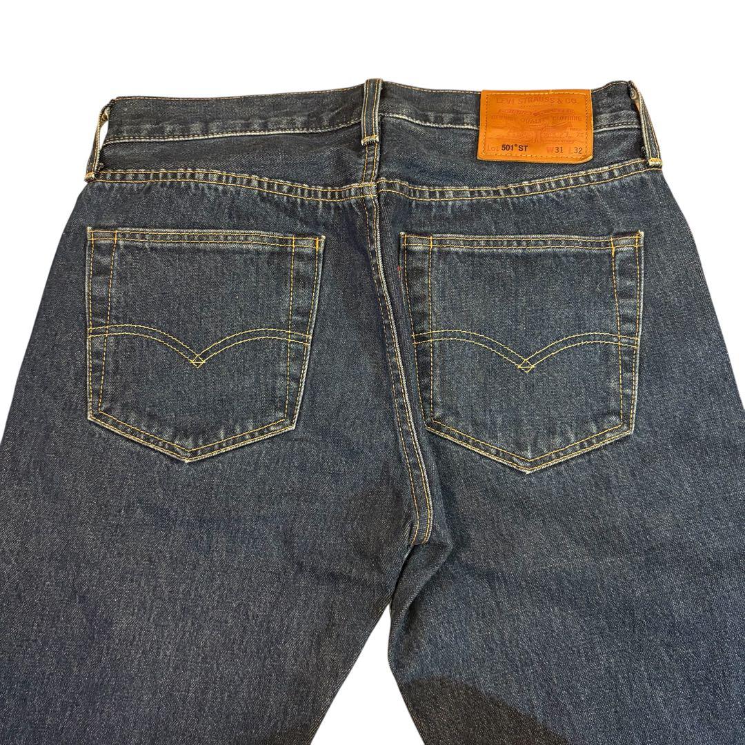 リーバイス 501ST スリムテーパー セルビッチ BigE W31 赤耳b