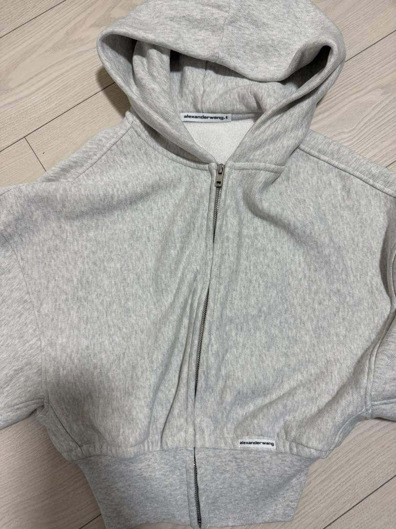 alexander wang クロップドパーカー