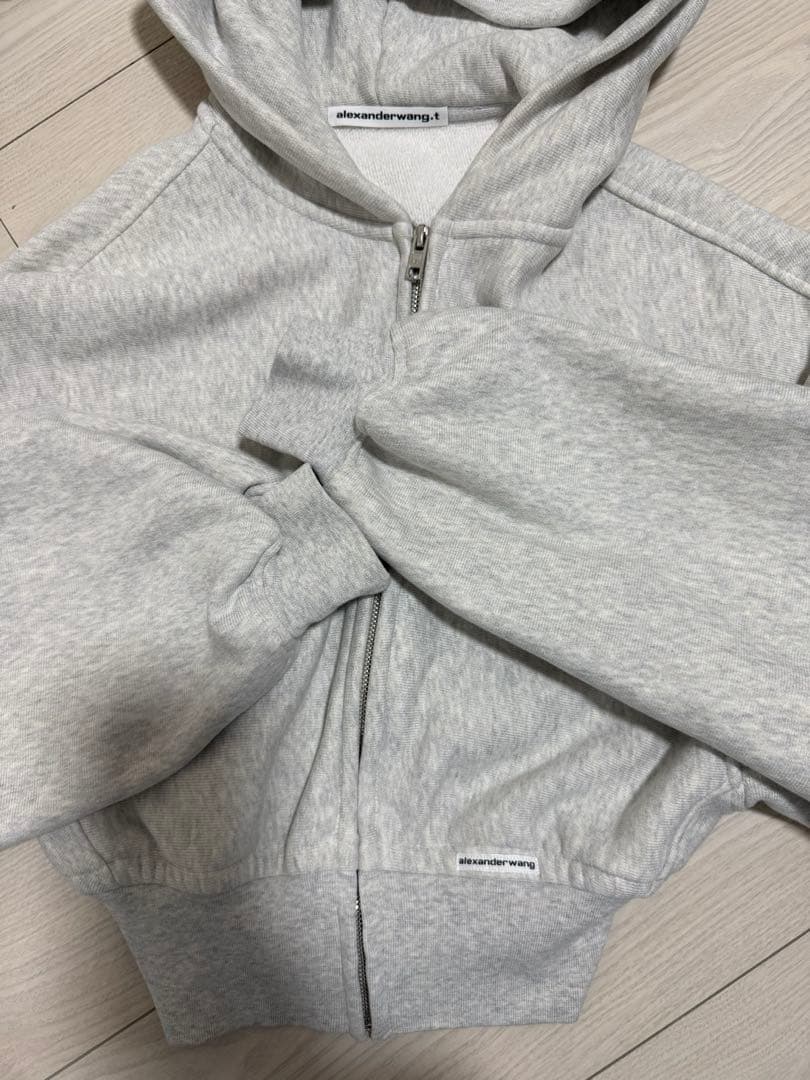 alexander wang クロップドパーカー