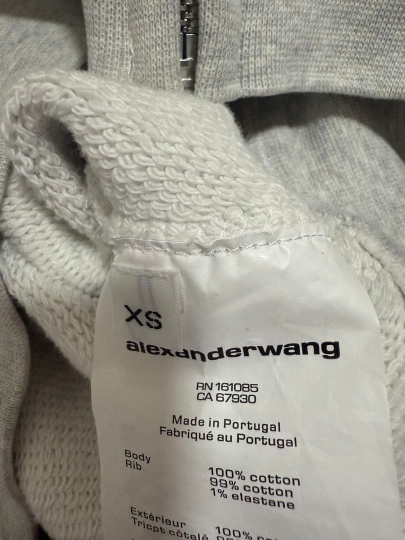 alexander wang クロップドパーカー