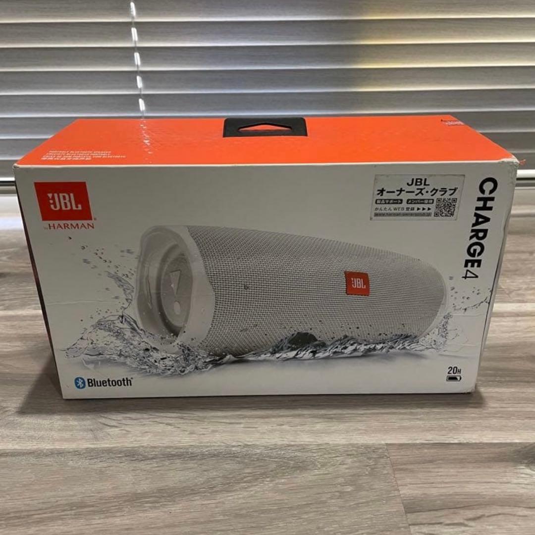 【美品】JBL charge4 ワイヤレススピーカー ホワイト