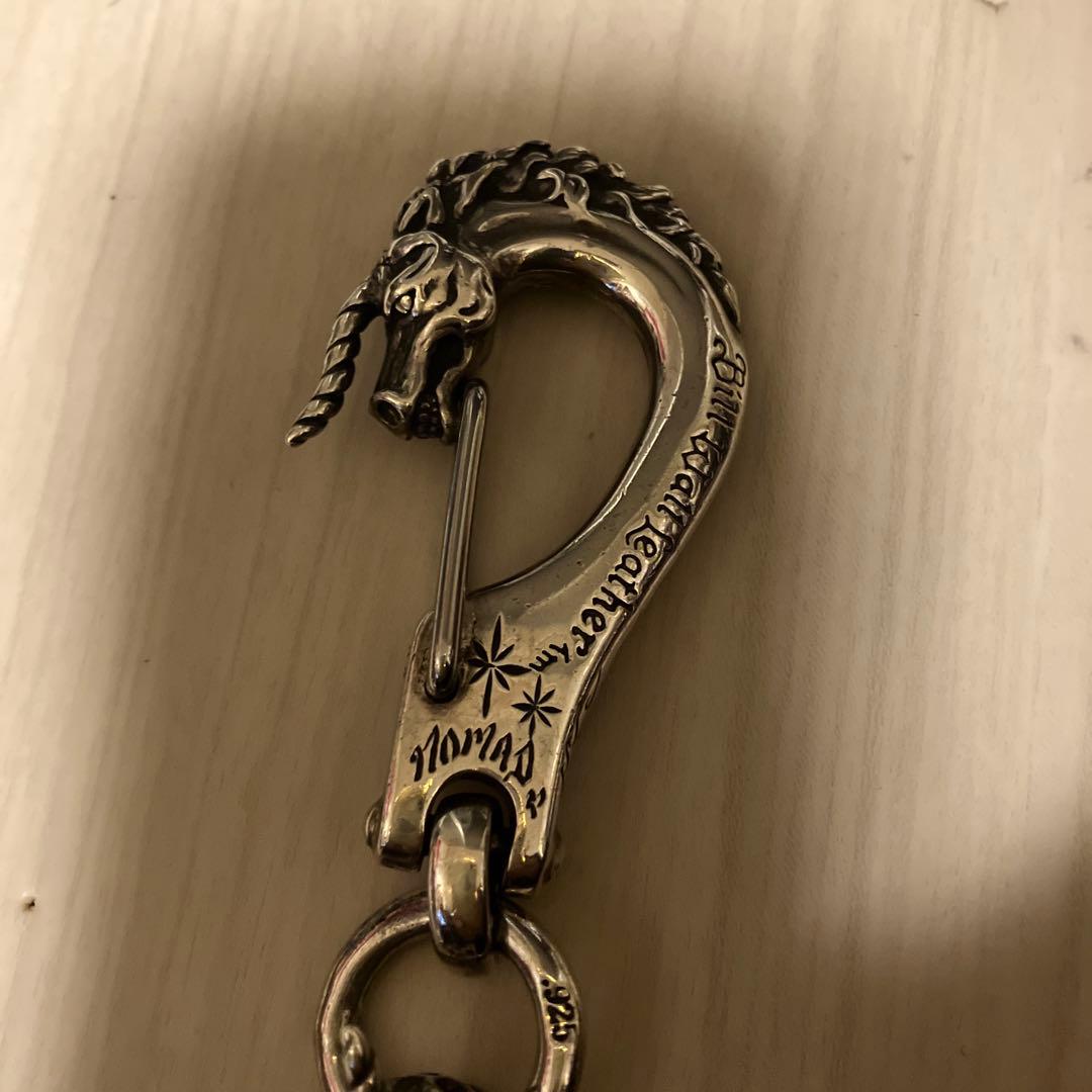 はやしさん専用ビルウォールレザーユニコーン　ウォレットチェーン リンクスカルバー