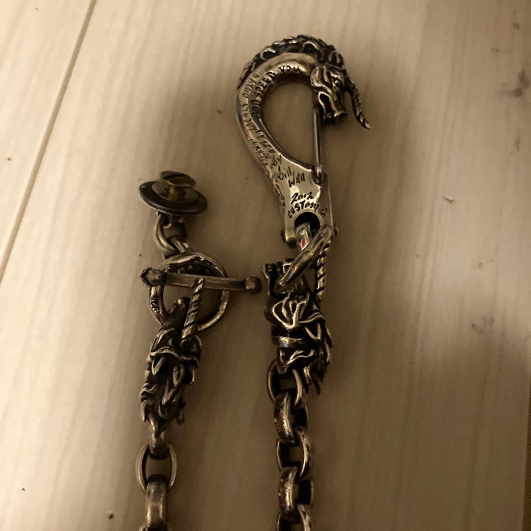 はやしさん専用ビルウォールレザーユニコーン　ウォレットチェーン リンクスカルバー