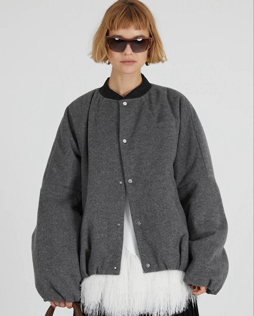 最終値下げ　今期)プランクプロジェクトwool balloon blouson