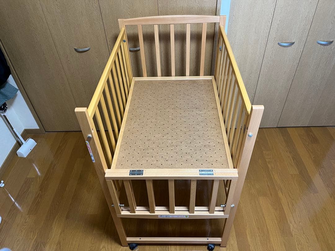 ヤマサキ コンパクトベッド ツーオープン ミニベッド　90×60cm