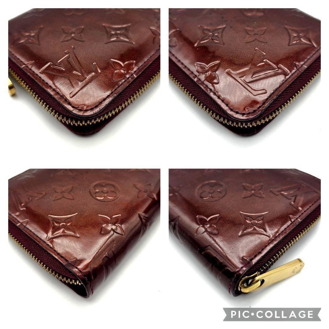 ルイヴィトン　ジッピーウォレット　ヴェルニ　　パープル　長財布　E271