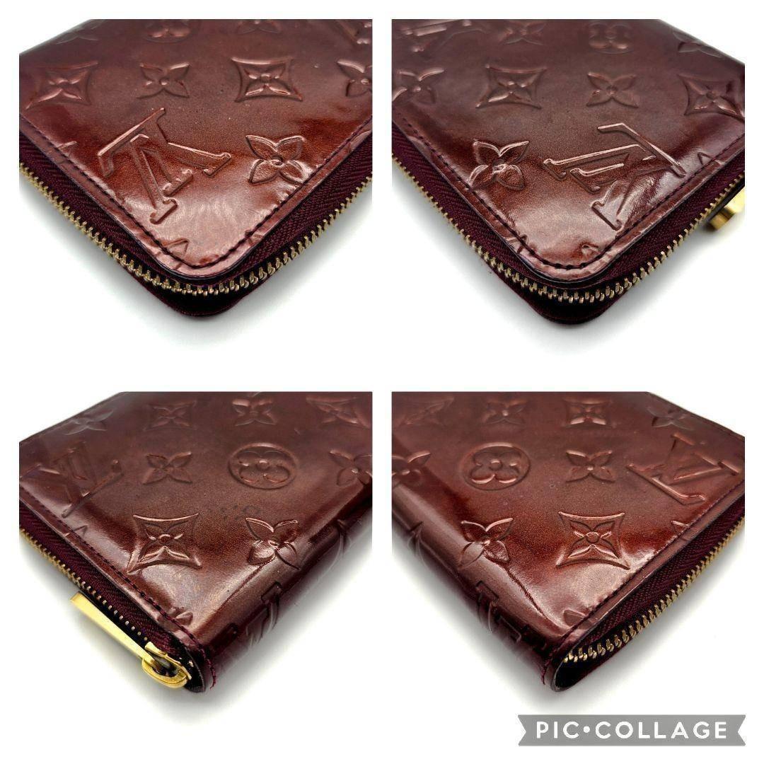 ルイヴィトン　ジッピーウォレット　ヴェルニ　　パープル　長財布　E271