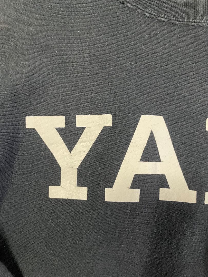 【希少USA製】champion リバースウィーブ Yale ネイビー S