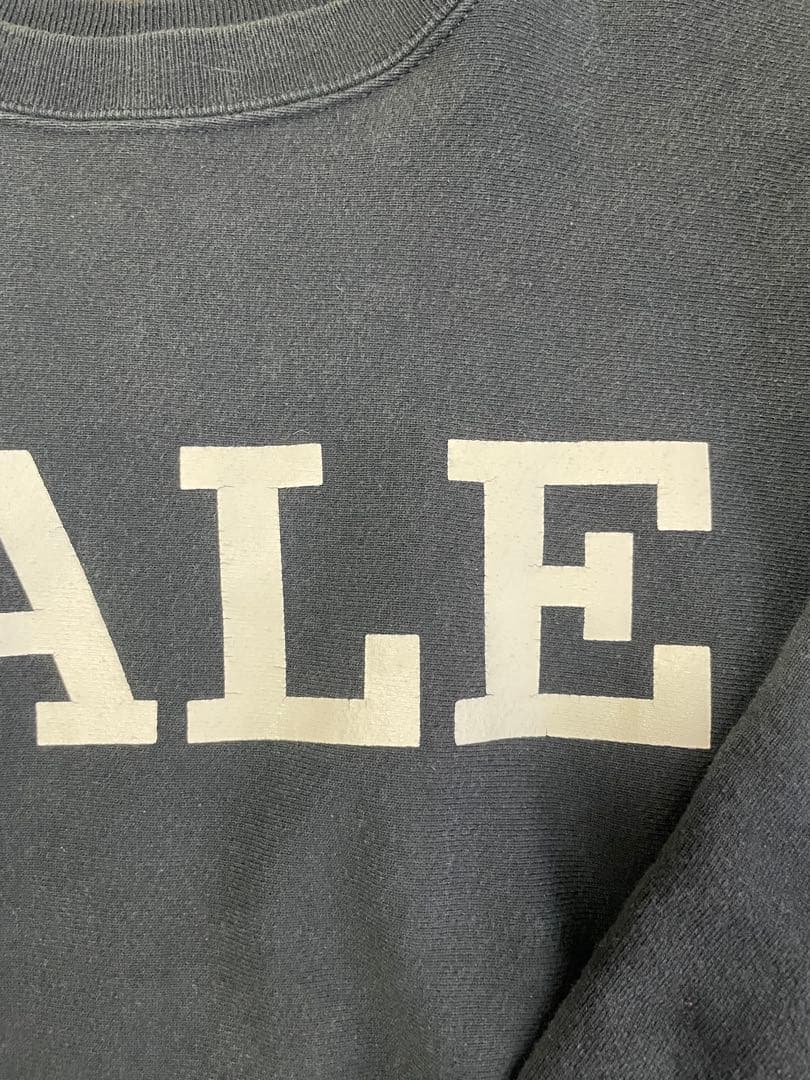 【希少USA製】champion リバースウィーブ Yale ネイビー S