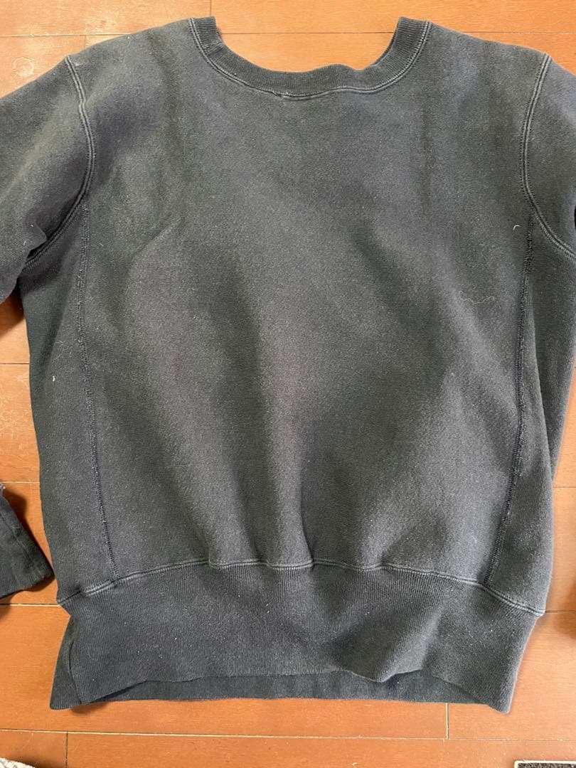 【希少USA製】champion リバースウィーブ Yale ネイビー S