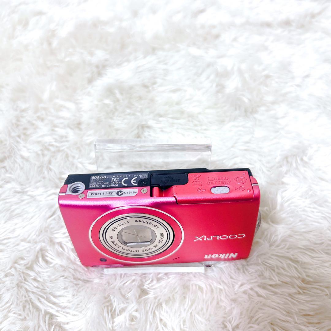【極美品】　Nikon COOLPIX S5100 ピンク 5倍光学ズーム