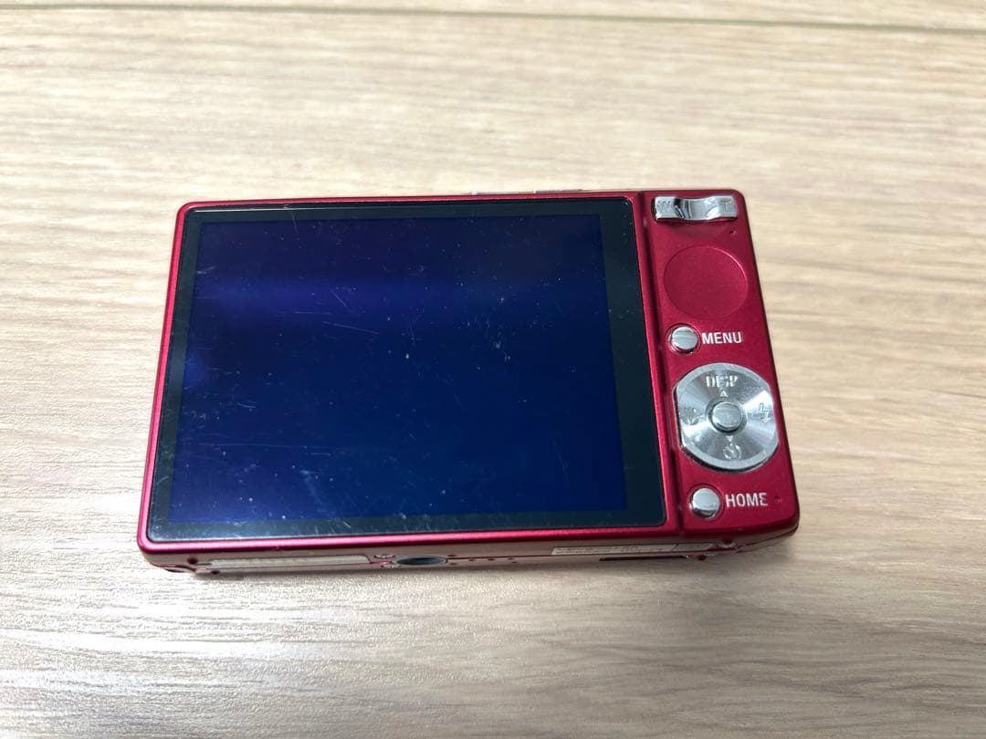 SONY コンパクトデジタルカメラ サイバーショット　レッド 充電器付き