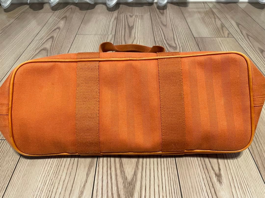 HERMES オレンジ ビジネスバッグ