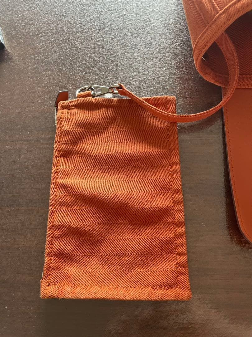 HERMES オレンジ ビジネスバッグ