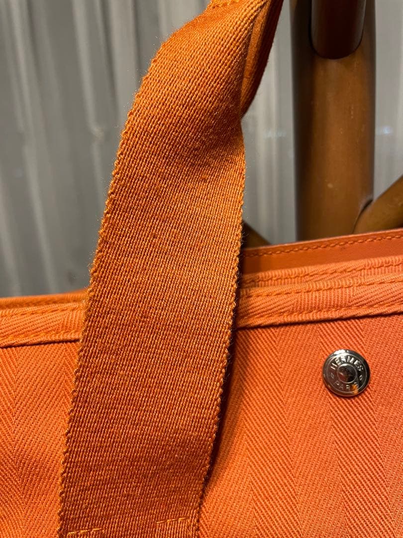 HERMES オレンジ ビジネスバッグ