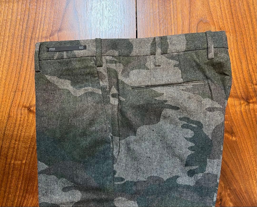ウエノタカシ❗️PT01 EVO FIT迷彩柄 スラックス 50 検LEON