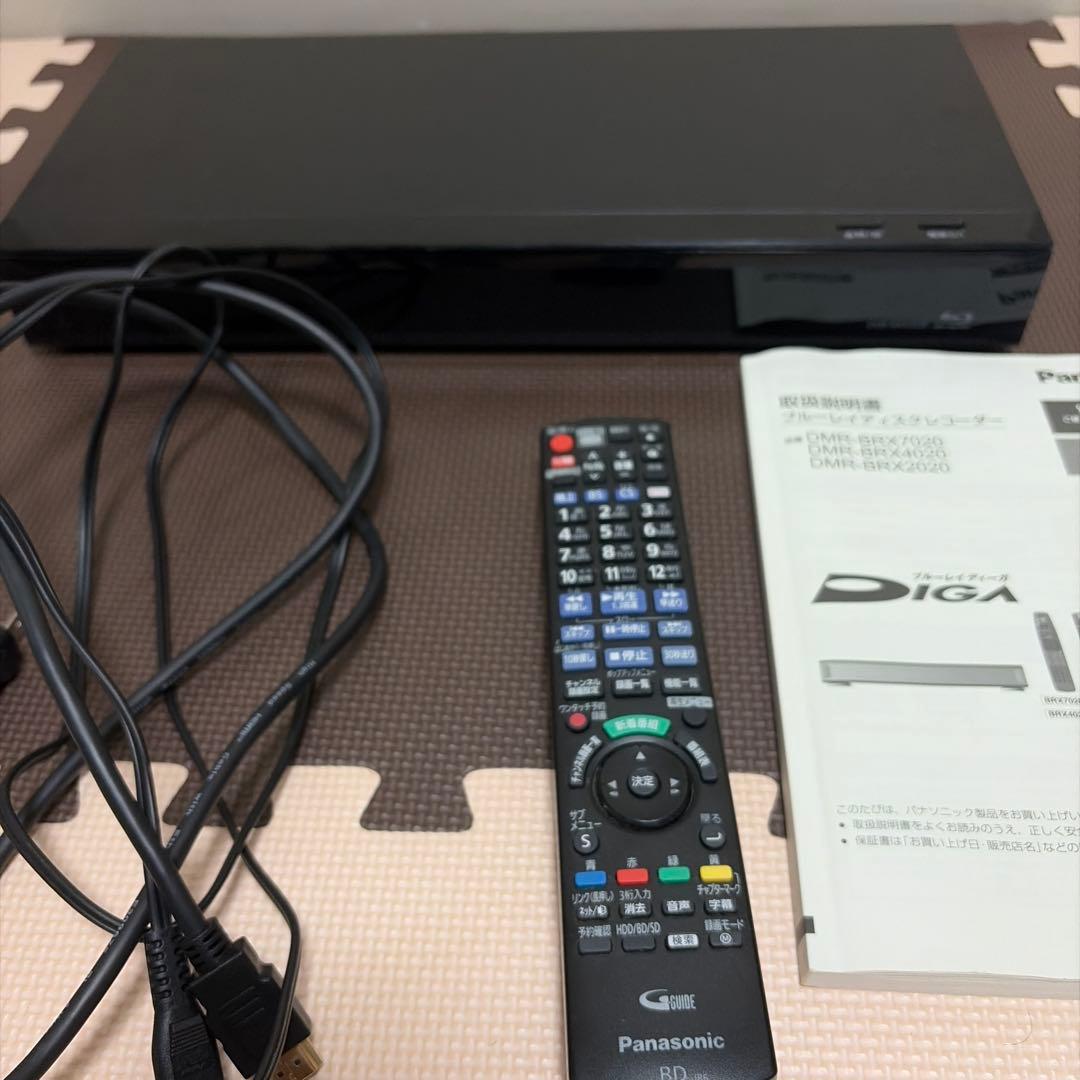 パナソニック ブルーレイレコーダー DMR-BRX2020