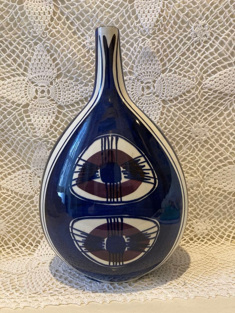 ロイヤルコペンハーゲンFAJANCE（ファイアンス）シリーズ　花瓶高さ27cm