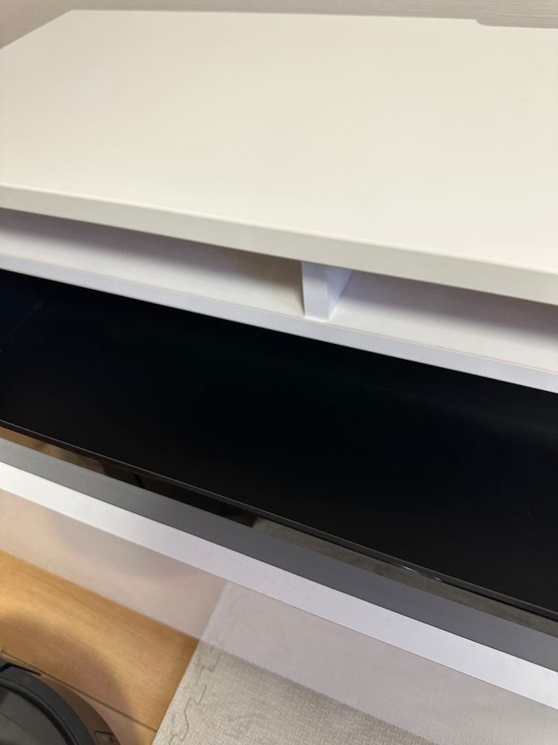 【LOWYA】テレビボード　ホワイト 完成品 37型 120cm ロウヤ