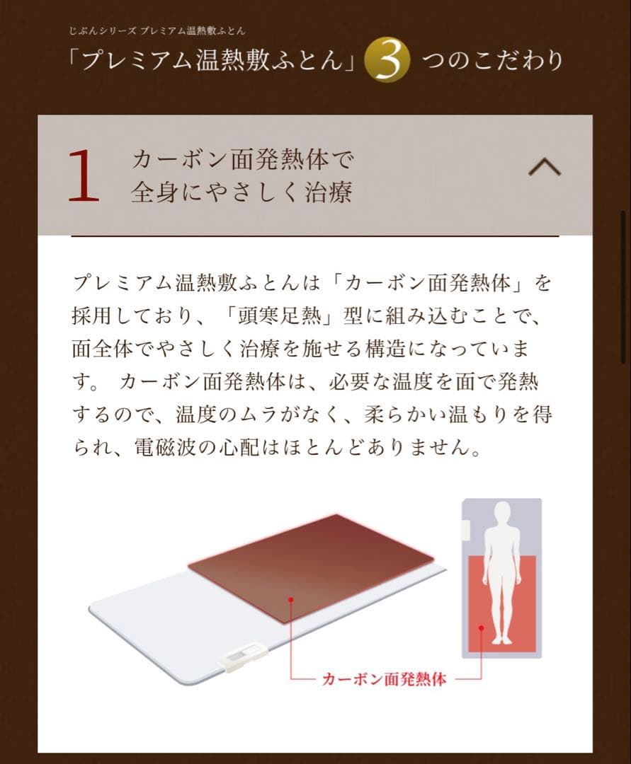 プレミアム温熱敷ふとん スマートシングル+ 西川製・真綿（シルク）高級膝掛け