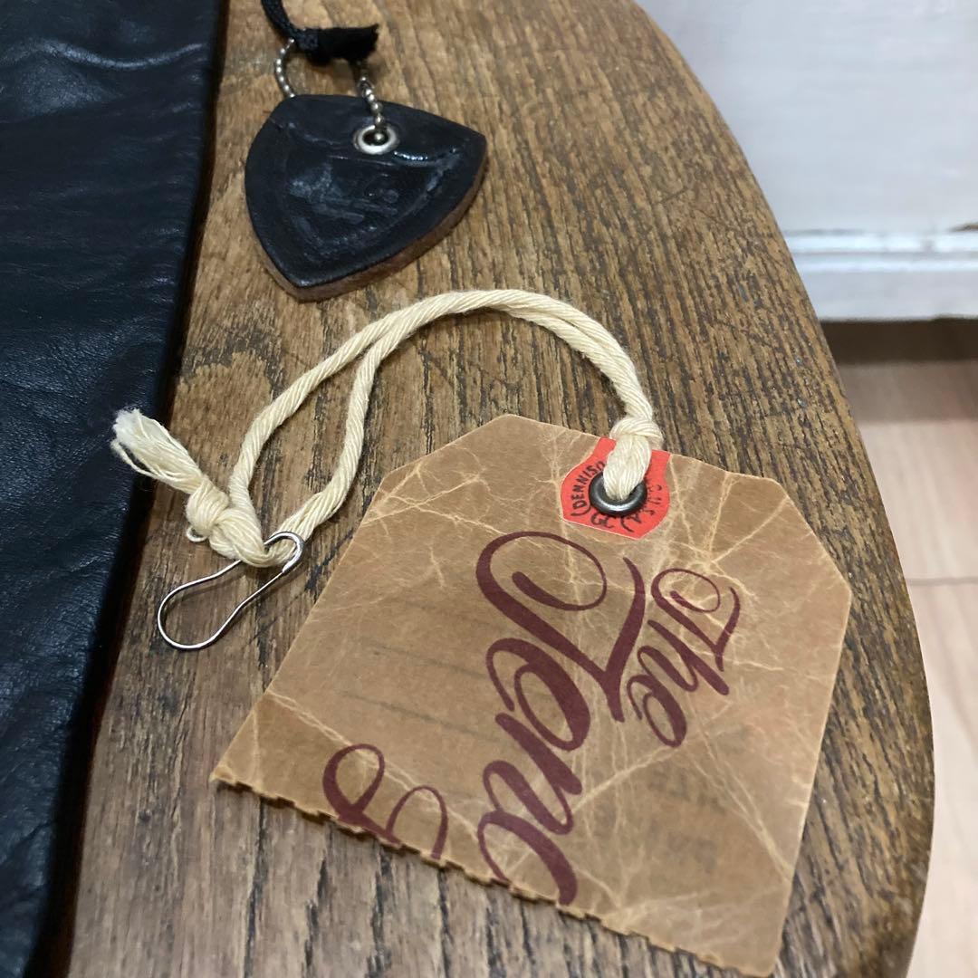 TENDERLOIN×PORTER レザー ポーチ L ブラック 巾着