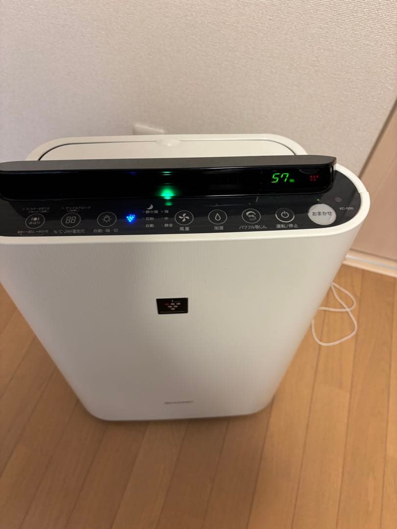 2台　SHARP 加湿、空気清浄機　プラズマクラスター発生機