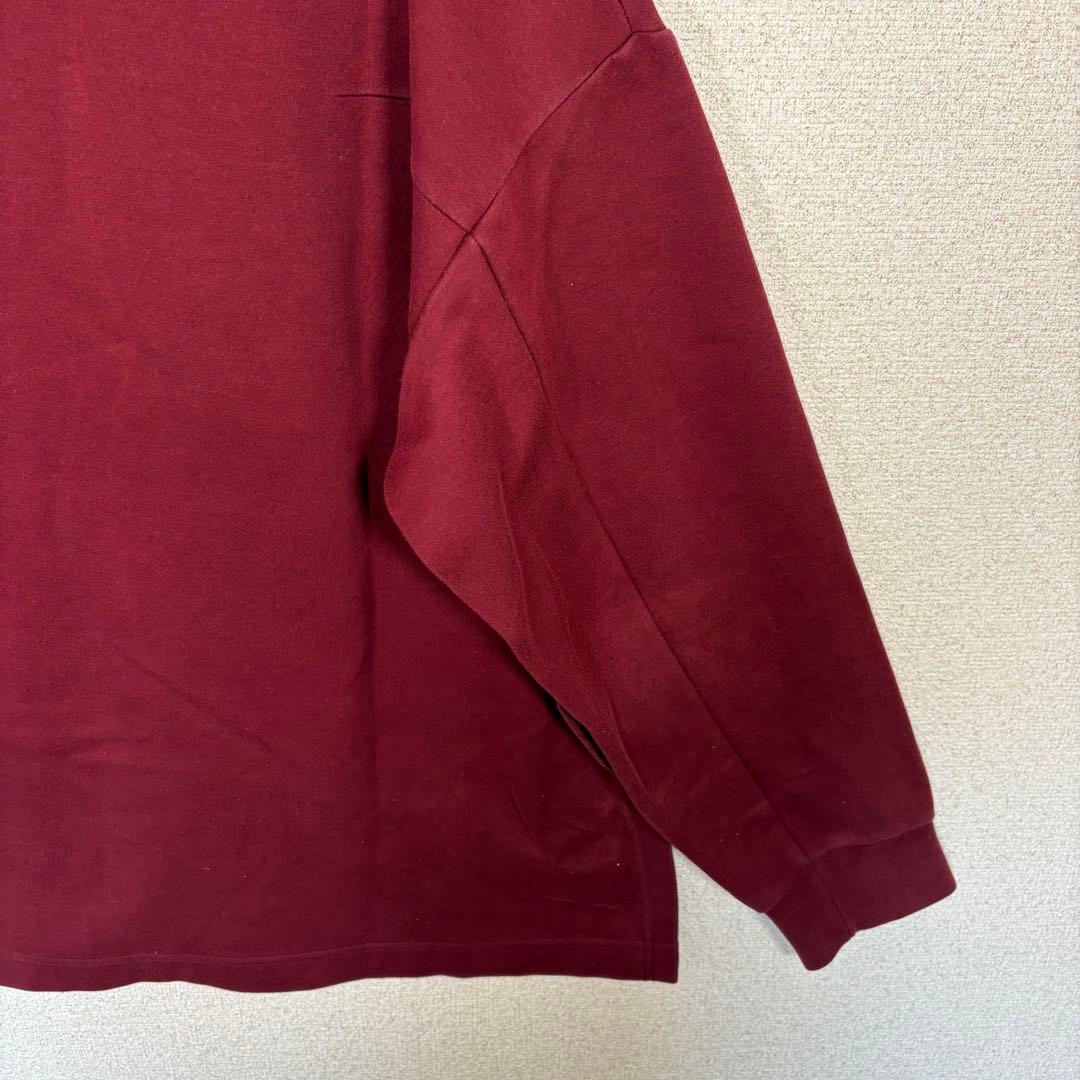 CULLNI 2020SS別注ロゴ刺繍モックネックプルオーバースウェット