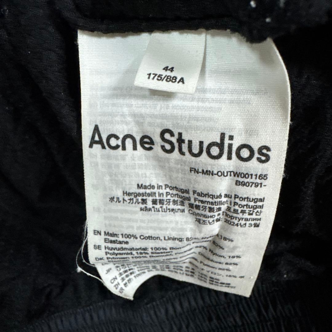【タグ・レシート有】Acne Studios ロゴジッパージャケット 44