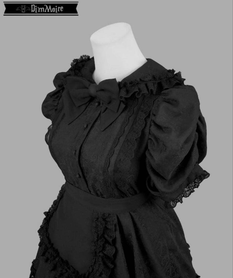 DimMoire ディムモアール 絶メイドワンピースⅱ Black REFLEM